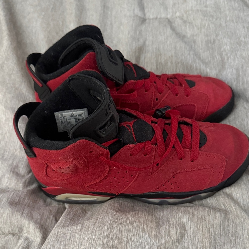 Jordan Kids Sneakers Red and Black